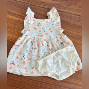 Infant dress and bloomers